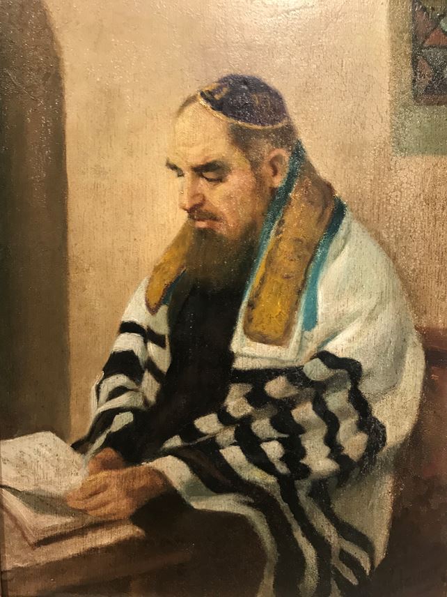 Alfred Aaron Wolmark (Attributed to) - Rabbi Studying | MasterArt